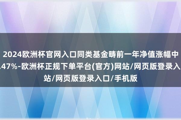 2024欧洲杯官网入口同类基金畴前一年净值涨幅中位数为23.47%-欧洲杯正规下单平台(官方)网站/网页版登录入口/手机版
